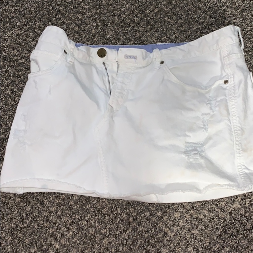 White skirt